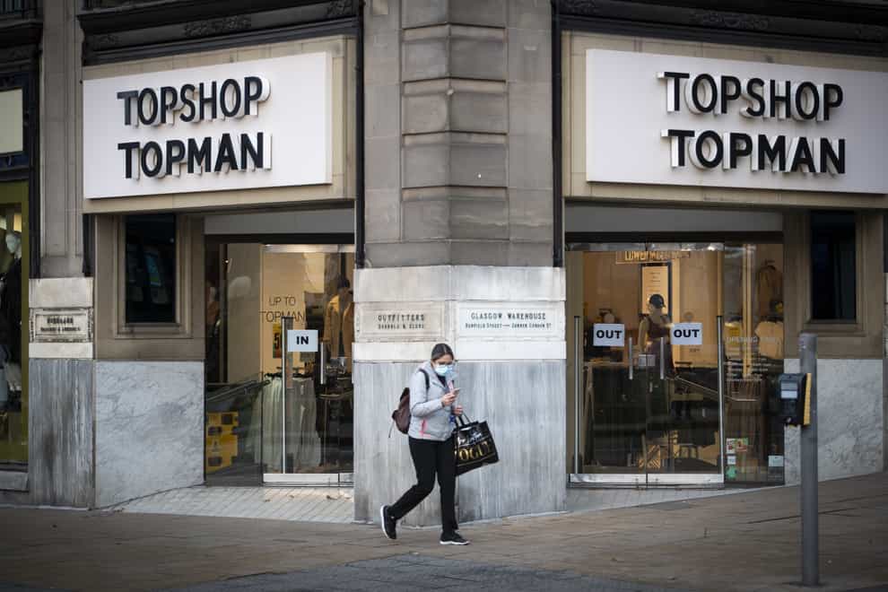 A Topshop Topman store