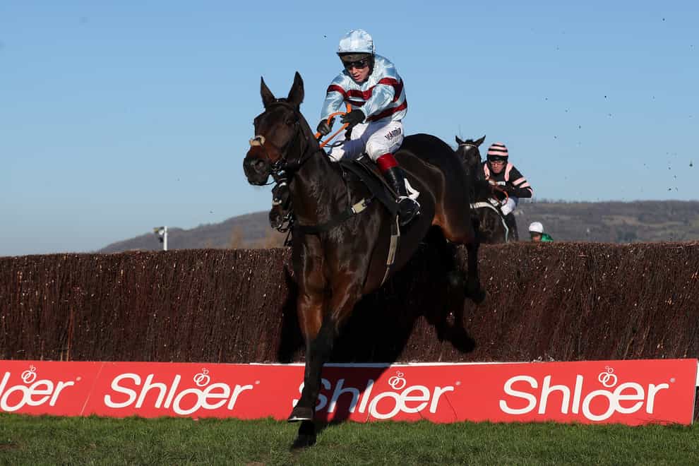 Lalor ridden by Richard Johnson on their way to victory in the Racing Post Arkle Trophy Trial Novices’ Chase during day three of the November Meeting at Cheltenham Racecourse
