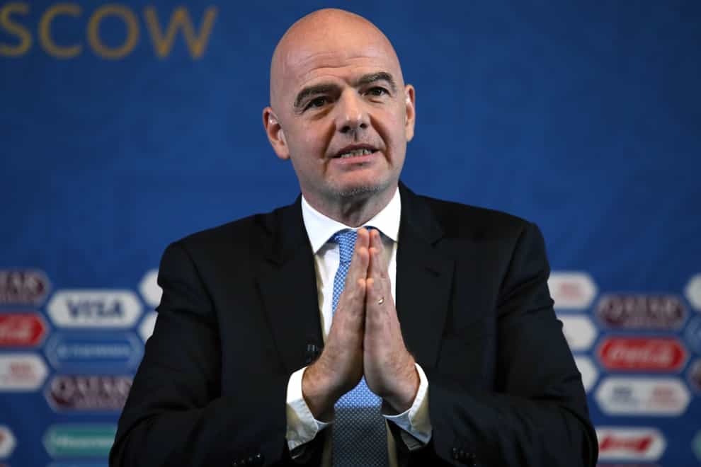 FIFA president Gianni Infantino, pictured, must clarify if he has had any involvement in Super League discussions, LaLiga president Javier Tebas has said