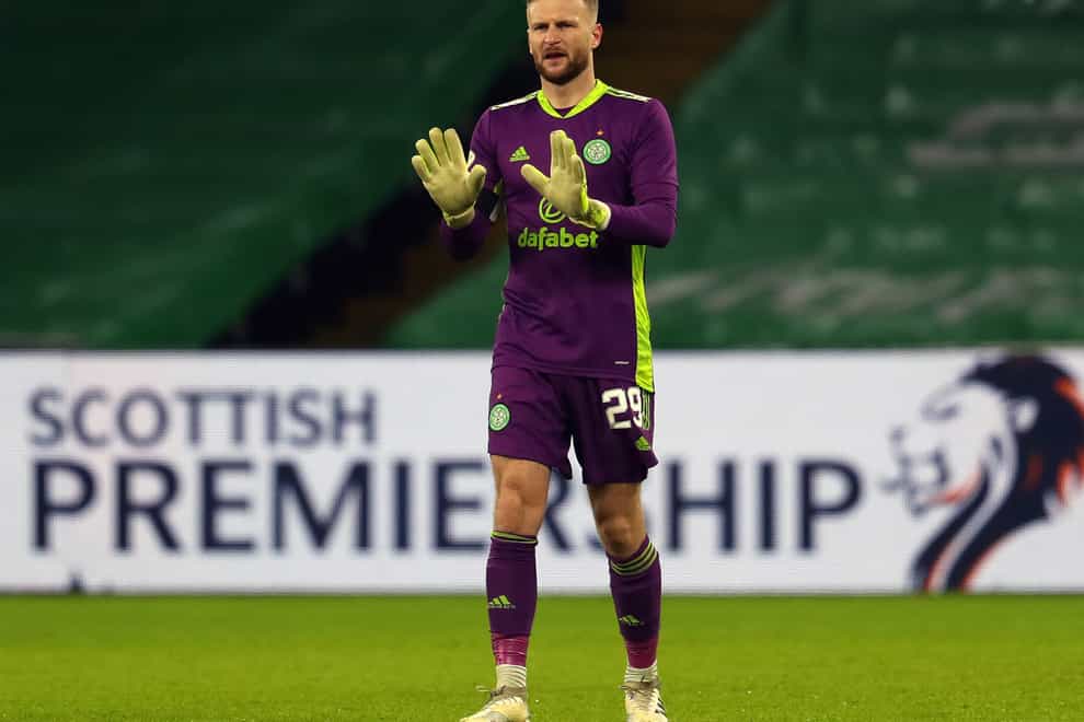 Scott Bain is looking to keep his place in Celtic's goal