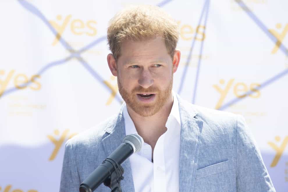 The Duke of Sussex has suggested the pandemic offers the travel industry the chance to "jump-start a wholescale realignment" towards a sustainable future. Facundo Arrizabalaga/PA Wire