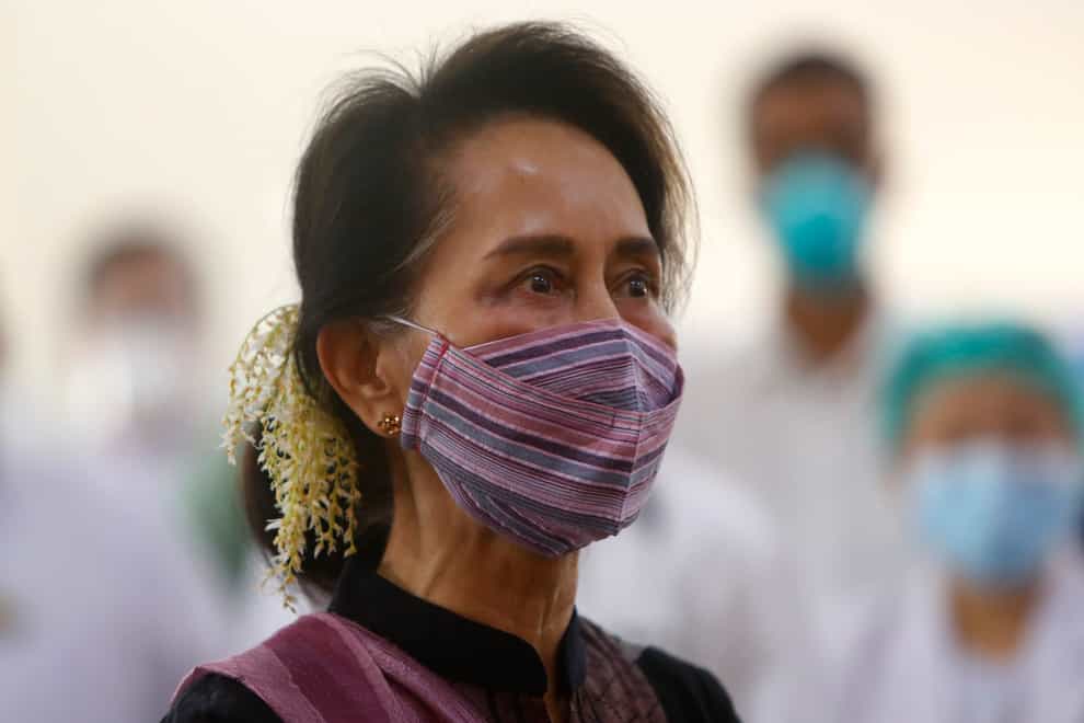 Myanmar leader Aung San Suu Ky