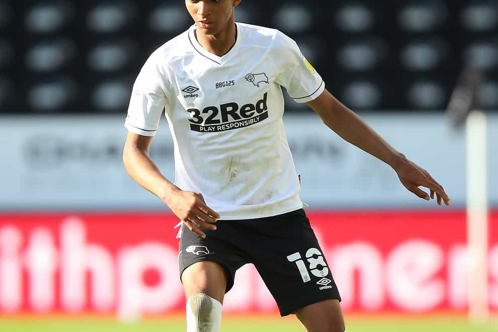 Morgan Whittaker in action for Derby