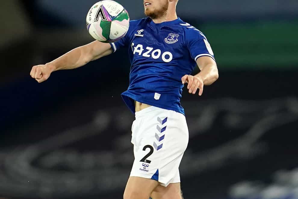 Everton's Jonjoe Kenny in action