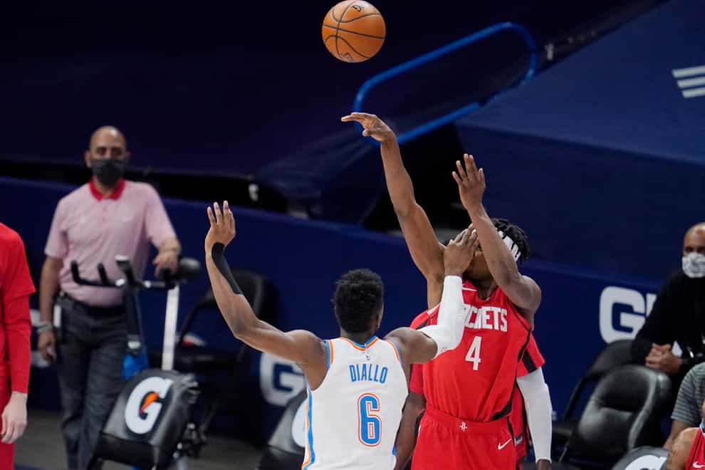 The Houston Rockets impressed with their long-range shooting in Oklahoma City
