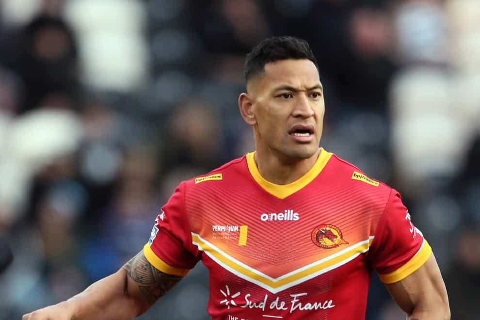 Israel Folau has not yet reported for duty at Catalans Dragons