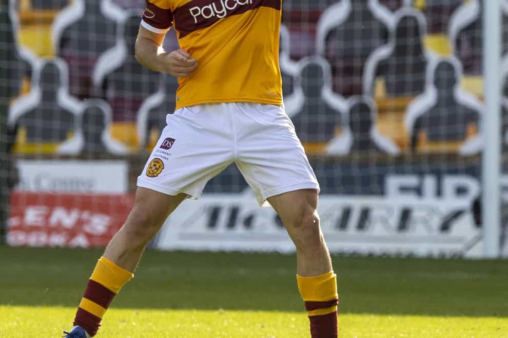 Allan Campbell in action for Motherwell