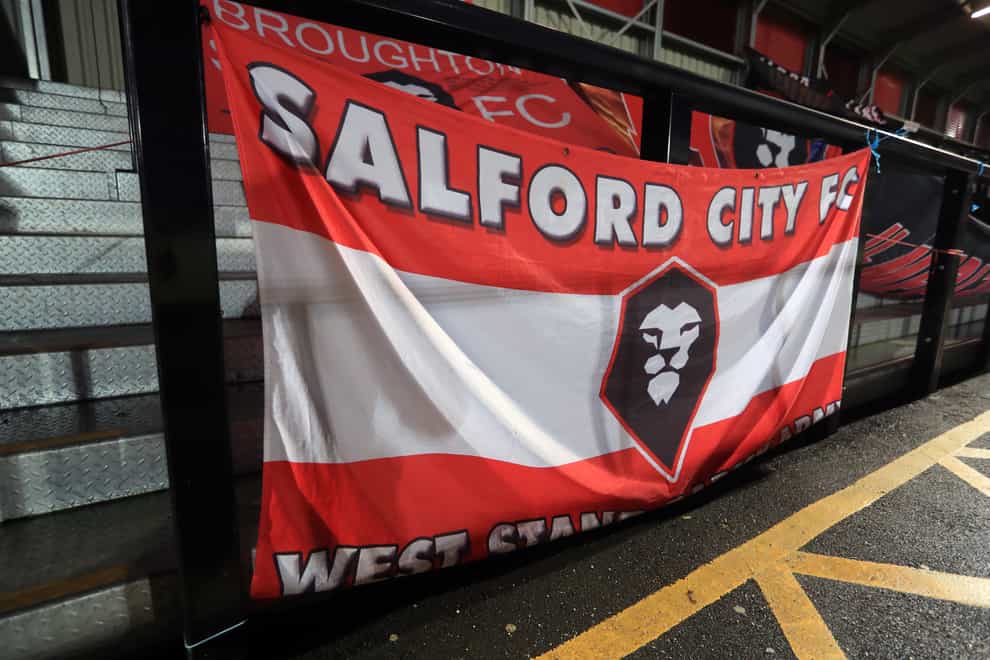 Salford's game with Colchester has been postponed