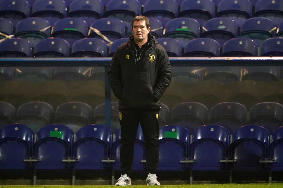 Nigel Clough was frustrated after Mansfield's game fell victim to the weather