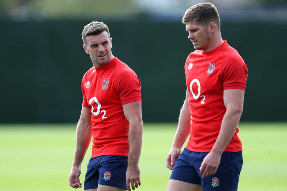 Owen Farrell (right) has been given the nod over George Ford