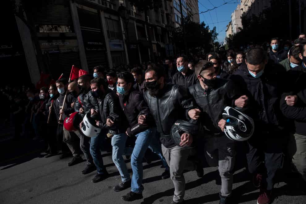 Greece Students Protest