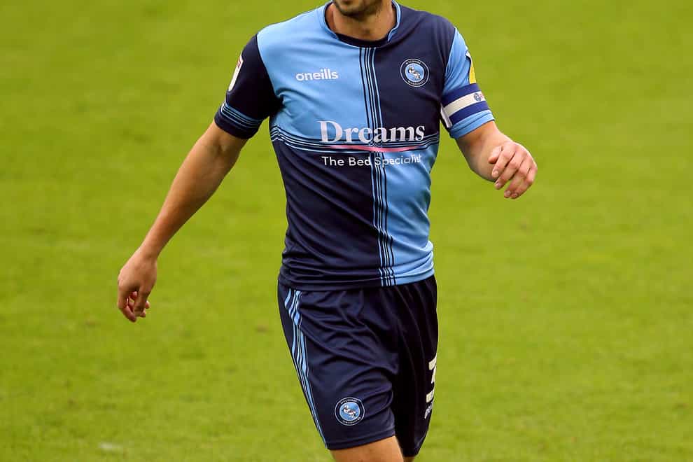 Joe Jacobson suffered a knee injury during Wycombe's 4-1 defeat to Tottenham