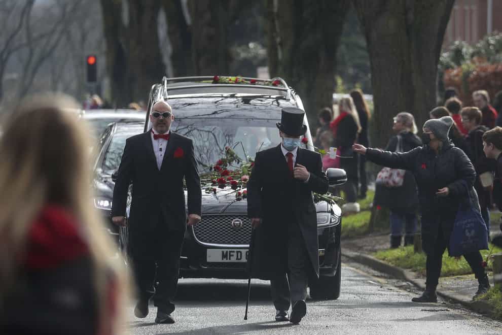 Olly Stephens funeral