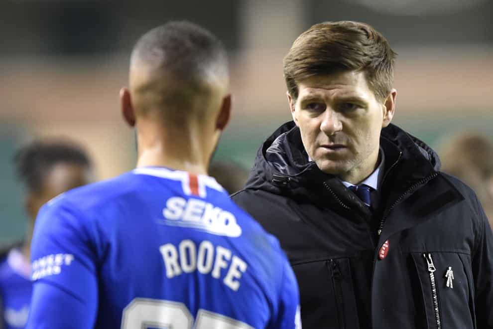 Gerrard is frustrated with the decision to cite Rangers’ Kemar Roofe