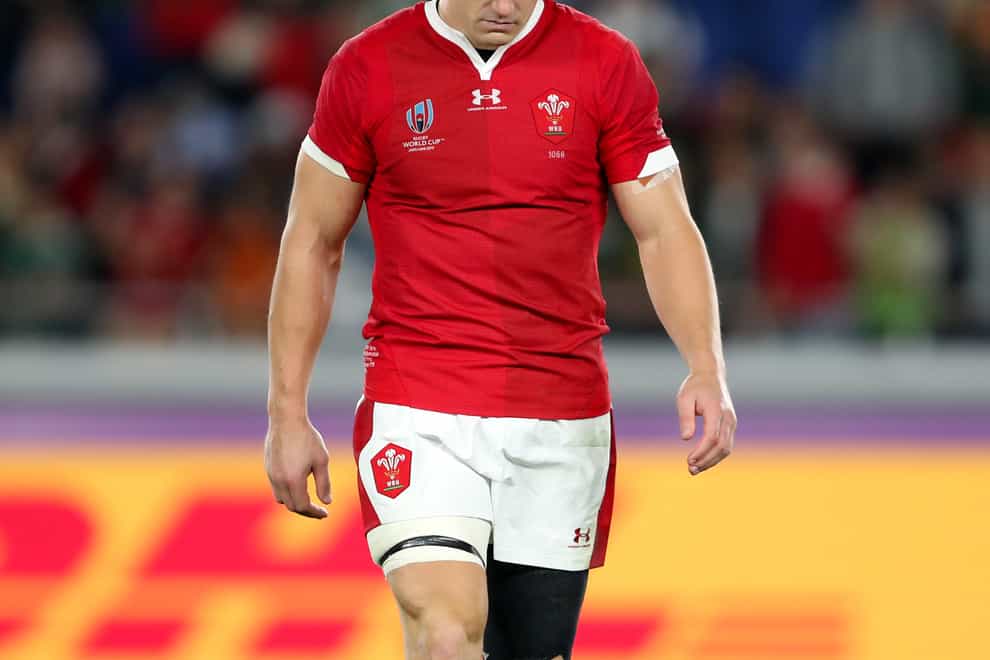 Jonathan Davies in action for Wales