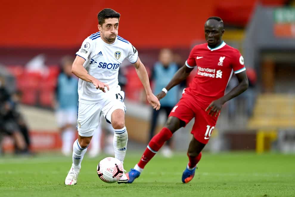 Pablo Hernandez, left, has started only two games in the Premier League this season