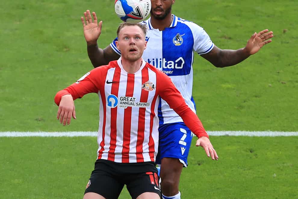 Mark Little (back) has made four appearances for Bristol Rovers this season