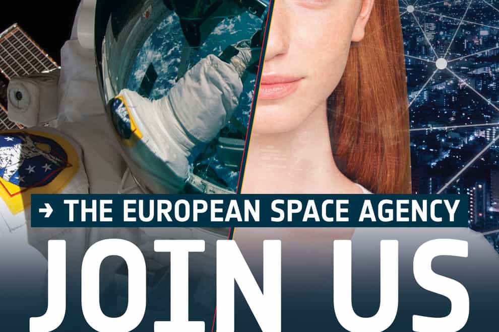 The ESA's 'join us' poster