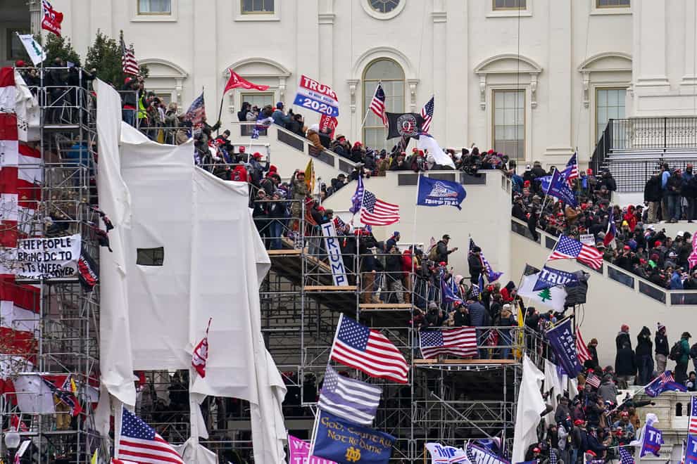 Rioters storm the US Capitol on January 6