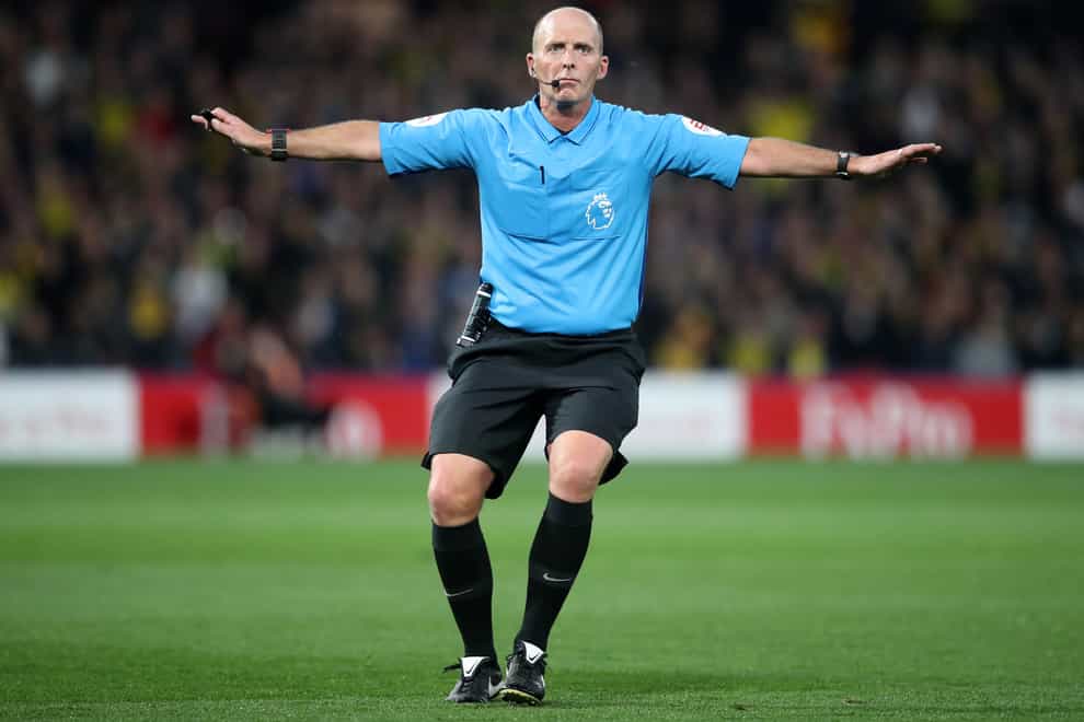Mike Dean will not referee a Premier League game in the next round of fixtures after being targeted online
