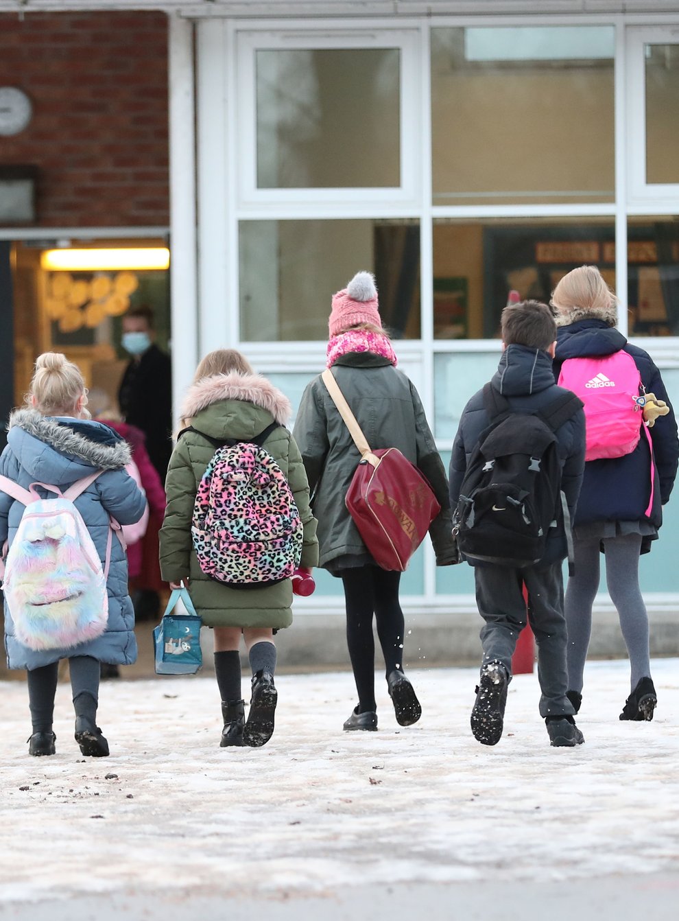 Nearly one in four primary school children were in class, figures show