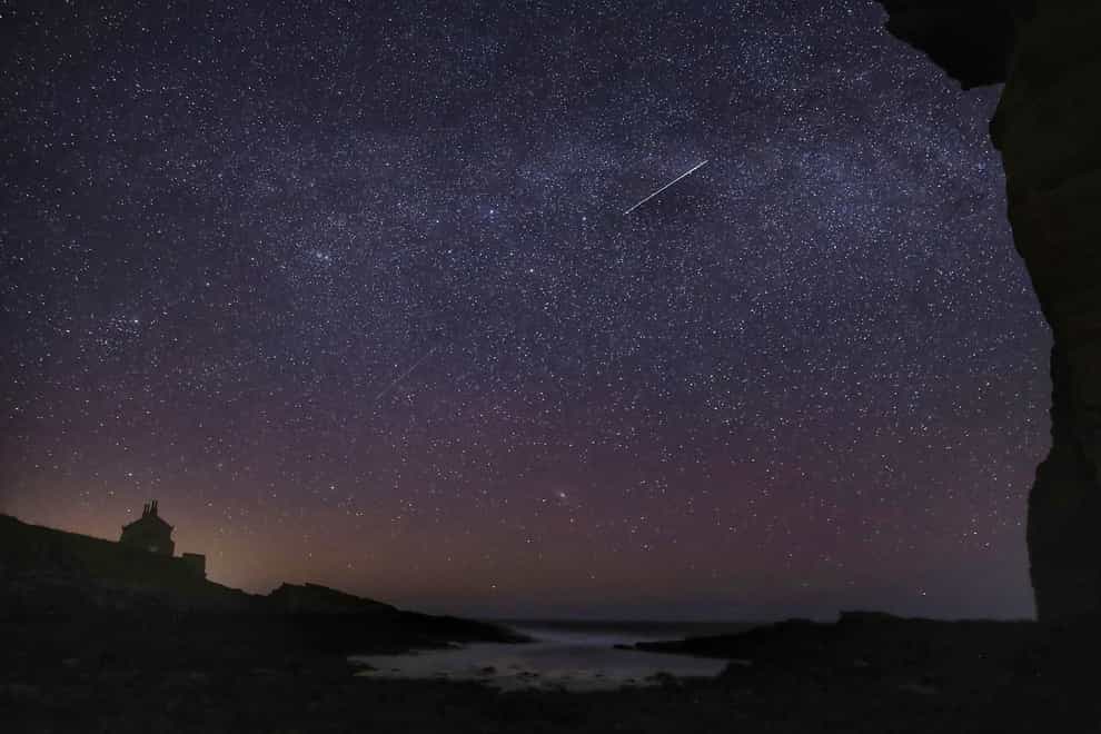 The night sky viewed from near Howick, Northumberland (Owen Humphreys/PA)