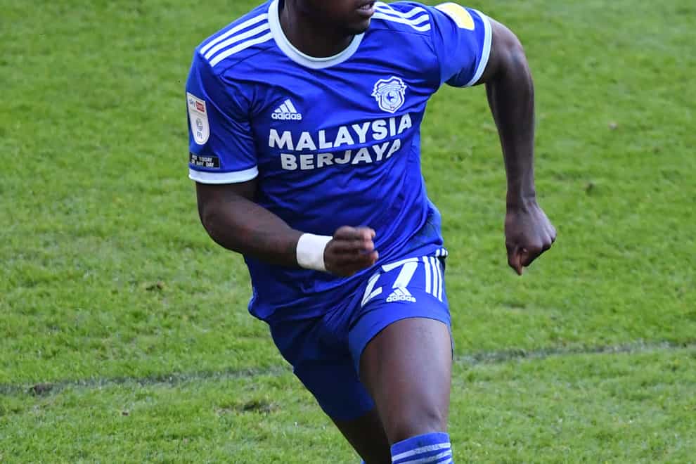 Sheyi Ojo in action for Cardiff