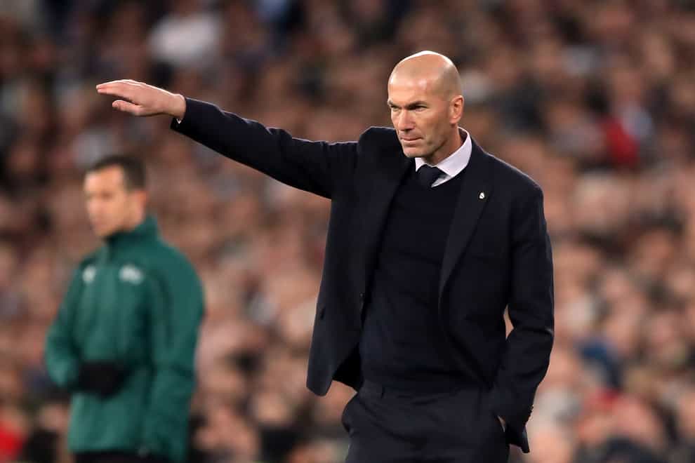 Real Madrid manager Zinedine Zidane is not giving up on retaining the LaLiga crown
