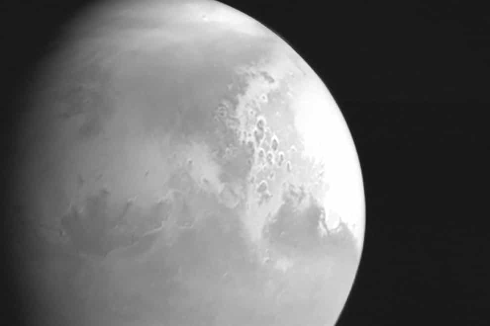 Image of Mars taken by China's Tianwen-1