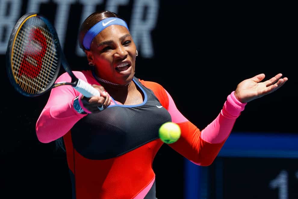 Serena Williams has raced into the third round in Melbourne
