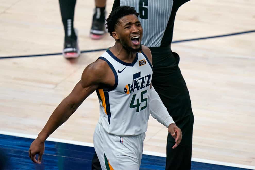 Donovan Mitchell starred in his side's win on Tuesday
