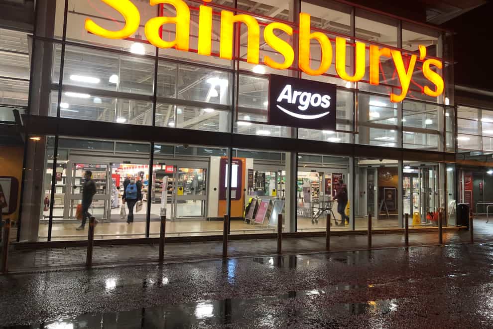 A Sainsbury’s store