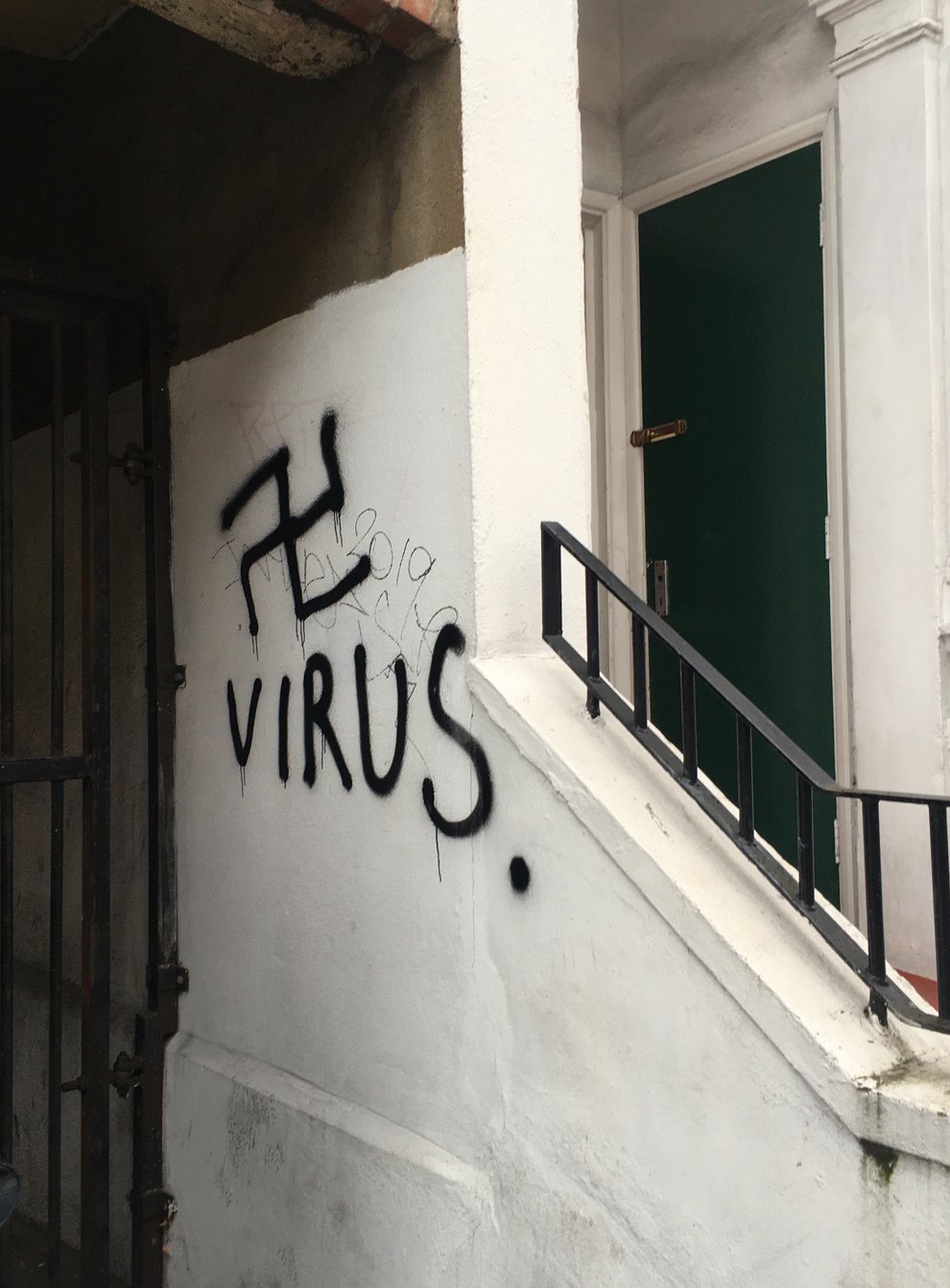 Anti-Semitic graffiti