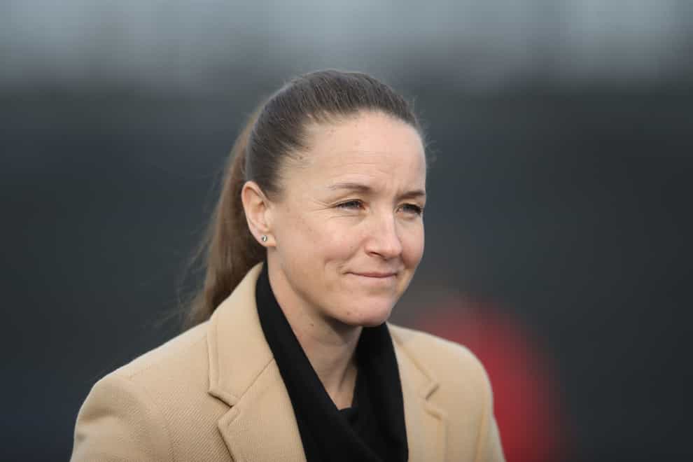 Casey Stoney's Manchester United are second in the Women's Super League table (Martin Rickett/PA).