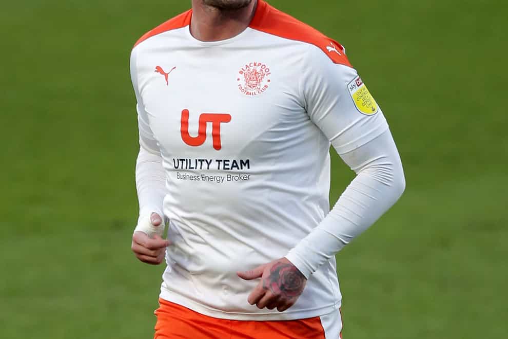 Gary Madine in action
