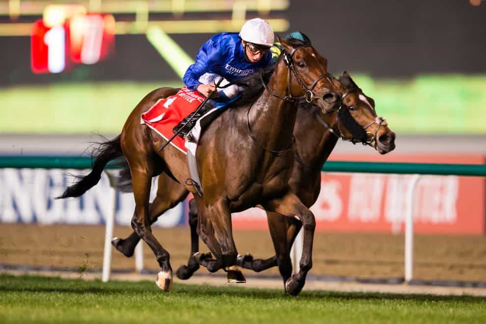 Zakouski and William Buick raced to victory in Dubai