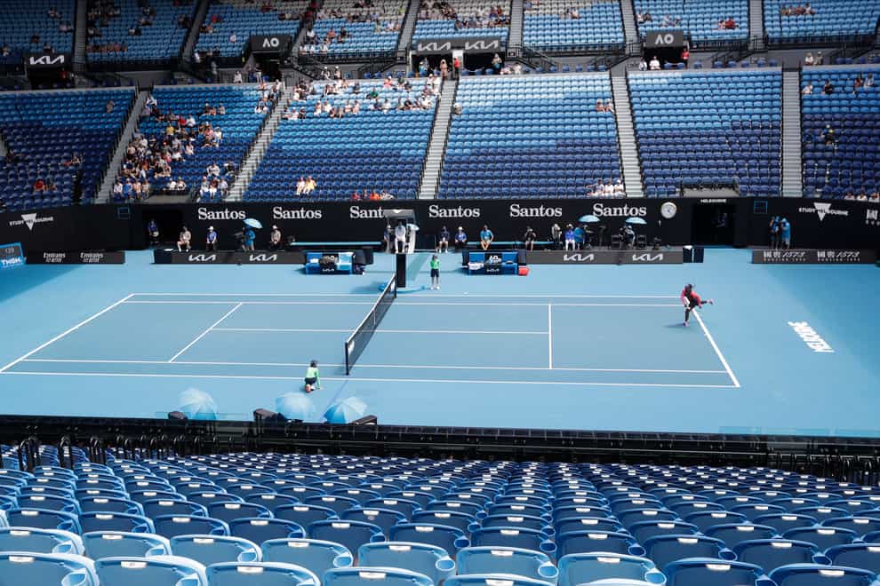 The Australian Open will be played behind closed doors for the next five days after Melbourne was put in a coronavirus lockdown