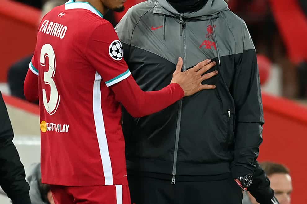 Liverpool manager Jurgen Klopp has to deal with yet another injury in defence as Fabinho is out with a muscle strain