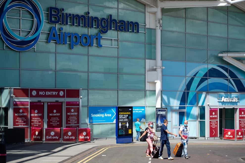 Birmingham Airport to process red-list passengers