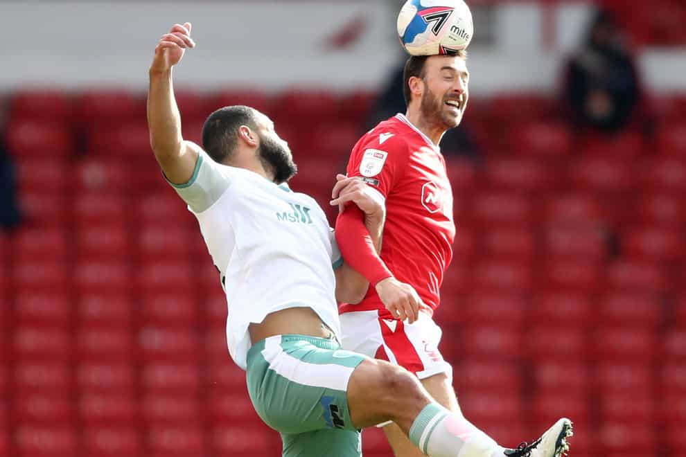 Glenn Murray, right, came close for Forest
