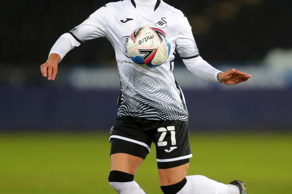 Swansea midfielder Yan Dhanda has been the victim of online abuse