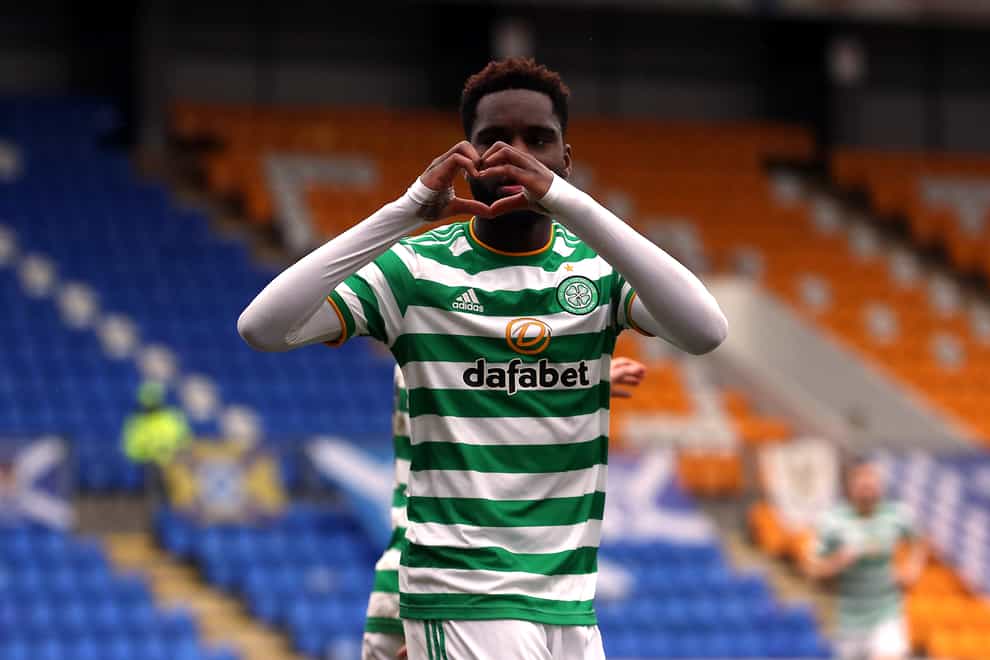 Odsonne Edouard scored twice to turn the game around for Celtic