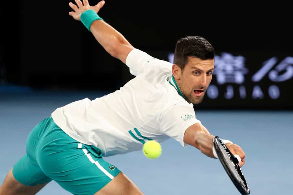 Novak Djokovic battled on at the Australian Open despite injury