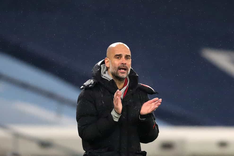 Pep Guardiola claims he would not swap any of his Manchester City side for anybody