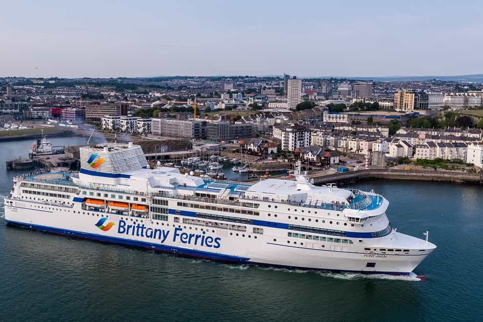Brittany Ferries undated handout photo of their ship, Pont-Aven (Brittany Ferries/PA)