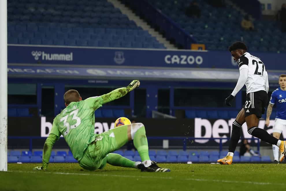 Fulham loan signing Josh Maja scores against Everton
