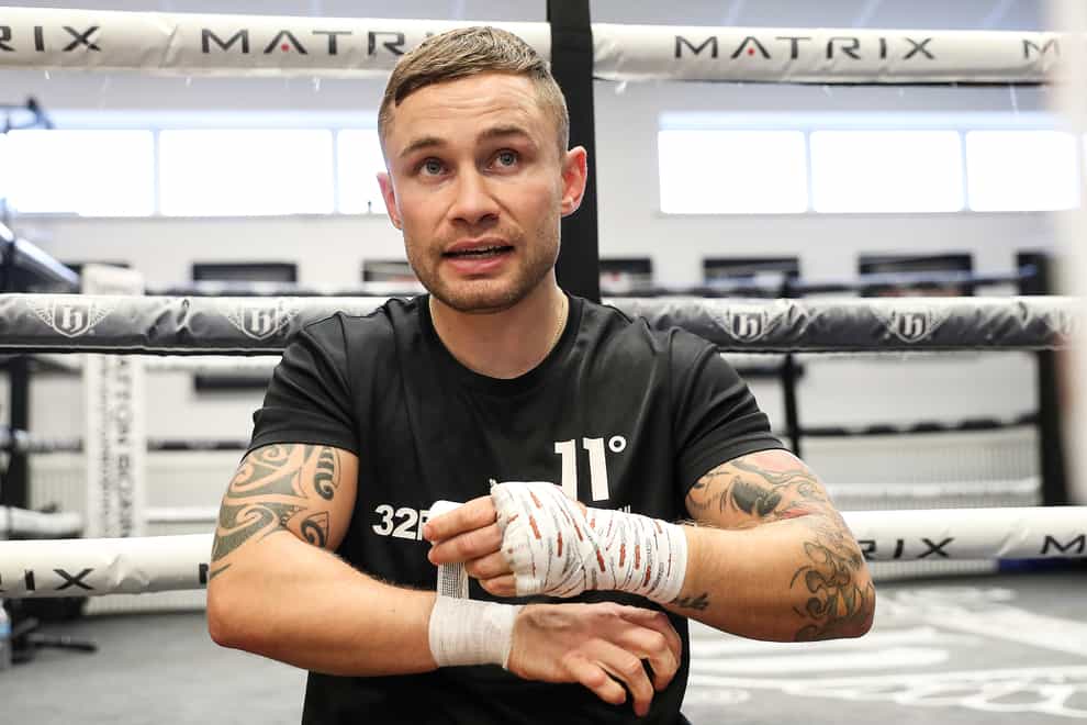 Carl Frampton admitted he has thought more about the topic of dementia recently (Martin Rickett/PA)