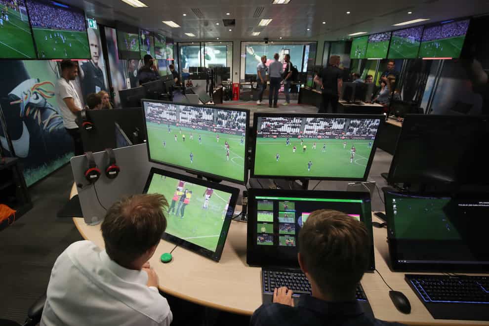 A general view of the Premier League Productions VAR Hub at Stockley Park