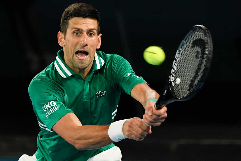 Novak Djokovic battled to a four-set win over Alexander Zverev