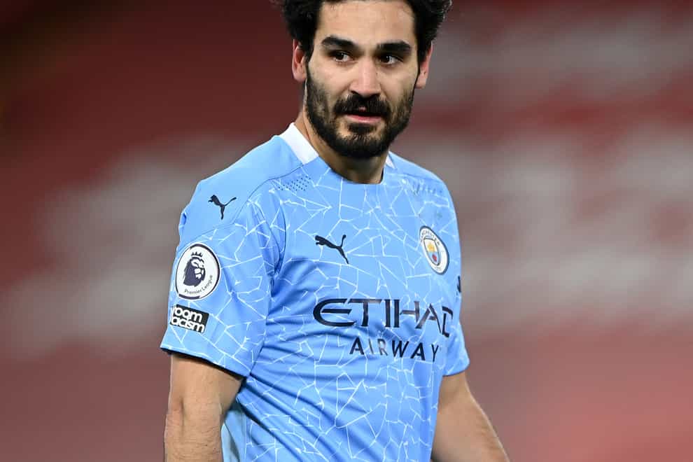 The in-form Ilkay Gundogan has been sidelined by a groin problem